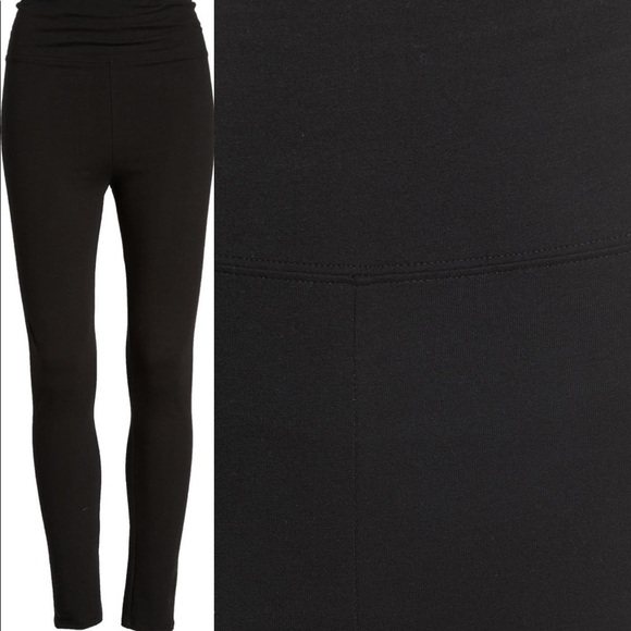 Nordstrom Go-to High Waist Leggings black tights high-rise fit skinny ankle XS​​ - Picture 4 of 12
